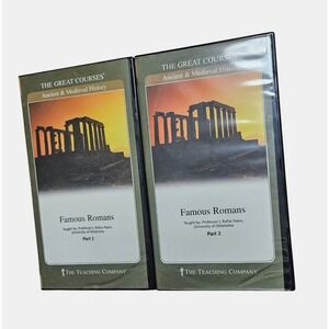 The Great Courses History DVDs - Famous Romans, Part 1 & 2 Prof. J. Rufus Fears